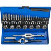 ЗУБР 32 предмета, сталь Р6М5, набор метчиков и плашек, Профессионал (28110-H32)