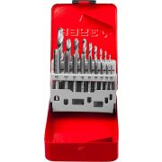 ЗУБР 18 предм., метчики 9ХС, сверла Р6М5, набор резьбонарезной, (28115-H18)