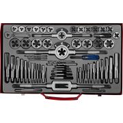 ЗУБР 65 предм., сталь 9ХС, набор метчиков и плашек (28118-H65)