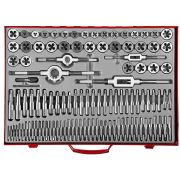 ЗУБР 110 предм., сталь 9ХС, набор метчиков и плашек (28119-H110)