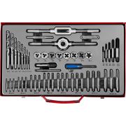 ЗУБР 52 предм., сталь 9ХС, набор метчиков и плашек (28130-H52)