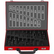 ЗУБР 170 шт, (1-10 мм), сталь Р4М2, класс В, мет.бокс, по металлу (29605-H170)