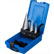 ЗУБР 4-30 мм, 3 шт, сталь Р6М5, набор ступенчатых сверл, Профессионал (29670-4-30-H3)