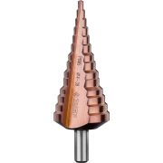 ЗУБР Кобальт, 4-39 мм, 14 ступеней, сталь Р6М5, кобальтовое покрытие, ступенчатое сверло, Профессионал (29672-4-39-14)