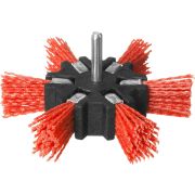 ЗУБР 100 мм, нейлоновая проволока, щетка дисковая для дрели, Профессионал (35163-100)