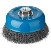 ЗУБР 150 мм, витая, стальная проволока 0.3 мм, чашечная щетка-крацовка для УШМ, Профессионал (35261-150)
