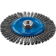 ЗУБР 150 мм, стальная проволоки 0.5 мм, щетка дисковая для УШМ, Профессионал (35192-150)