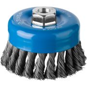 ЗУБР 100 мм, стальная проволока 0.5 мм, чашечная щетка-крацовка для УШМ, Профессионал (35275-100)