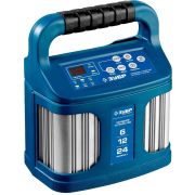 ЗУБР ЗУ-240, 6/12/24 В, 2-12 А, розетка 12 В, интеллектуальное зарядное устройство для аккумуляторов, Профессионал (59305)