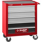 ЗУБР 688 х 458 х 812 мм, инструментальная тележка с 5 ящиками(38905-5)