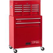 STAYER 616 х 330 х 742 мм, комбо, инструментальная тележка с 2 полками + ящик с 7 полками (38909-K)