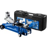 ЗУБР Т-30-K, 2 т, 135 - 330 мм, подкатной гидравлический домкрат в кейсе, Профессионал (43053-2-K)