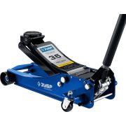 ЗУБР X90, 3.5 т, 100 - 533 мм, универсальный подкатной гидравлический домкрат для СТО, Профессионал (43054-3.5)