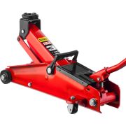 STAYER R-33 RED FORCE, 3 т, 135 - 400 мм, подкатной домкрат с увеличенным подъемом, Professional (43154-3)
