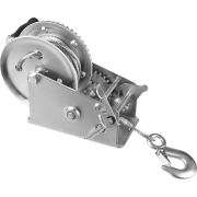 ЗУБР 1.1 т, 8 м, ручная барабанная тяговая тросовая лебедка, Профессионал (43113-1.1)