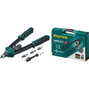 KRAFTOOL Combo2-M10, 2 вида заклёпок, комбинированный двуручный заклепочник в кейсе (31181)