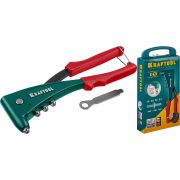 KRAFTOOL X-5F, 2.4 - 4.8 мм, удержание заклепки, литой заклепочник в кейсе (31173-H6)