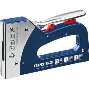 ЗУБР Про-53, скобы тип 53, гвозди тип 300/500, стальной рессорный степлер (31523)