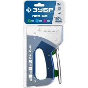 ЗУБР Про-140, скобы тип 140, гвозди тип 300/500, стальной рессорный степлер (4-31573)