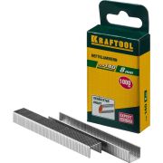 KRAFTOOL скобы тип 140 (G/11/57), 8 мм, калибр 20GA. 1000 шт (31680-08)