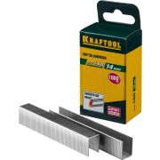 KRAFTOOL скобы тип 140 (G/11/57), 14 мм, калибр 20GA. 1000 шт (31680-14)