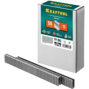 KRAFTOOL скобы тип 55 (90/C), 15 мм, калибр 18GA. 5000 шт (31789-15)