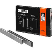 ЗУБР скобы тип 55 (90/C), 15 мм, калибр 18GA. 2500 шт. Профессионал (31855-15)