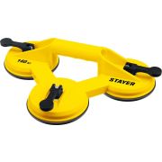 STAYER MAXLift, 140 кг, пластмассовый, тройной, стеклодомкрат на присоске (33718-3)