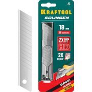 KRAFTOOL 18 мм, 5 шт, сегментированные лезвия (09606-18-S5)