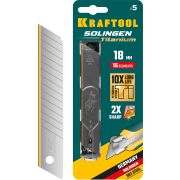 KRAFTOOL 18 мм, 5 шт, сегментированные лезвия (09606-TIN-18-S5)