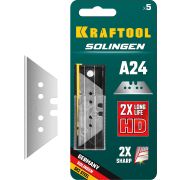 KRAFTOOL Solingen-А24, 5 шт, трапециевидные лезвия (09625-S5)