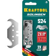 KRAFTOOL Solingen-S24, 5 шт, крюковидные лезвия (09643-S5)