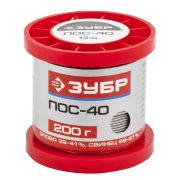 ЗУБР ПОС 40, 1 мм, 200 г, проволока, припой (55451-100-20)