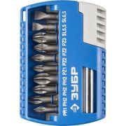 ЗУБР 11 шт, набор бит с магнитным адаптером (26050-H11)