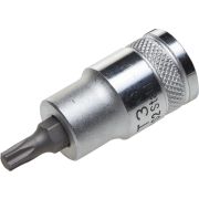 Торцовая бита-головка KRAFTOOL ″INDUSTRIE QUALITAT″, материал S2, TORX, сатинированная, 1/2″, Т40