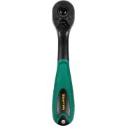 KRAFTOOL 1/4″, 72 зубца, пластиковое покрытие, трещотка для торцовых головок (27796-1/4)