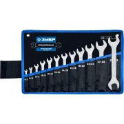 ЗУБР 12 шт, 6 - 32 мм, набор рожковых гаечных ключей, Профессионал (27010-H12)