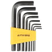STAYER STANDARD, 8 шт, набор имбусовых ключей (27405-H8)