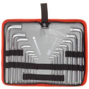 ЗУБР 18 шт, набор имбусовых ключей (27463-H18)