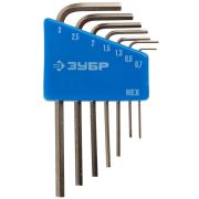 ЗУБР 7 шт, набор мини имбусовых ключей (27471-H7)