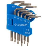 ЗУБР 8 шт, набор мини имбусовых ключей (27477-H8)