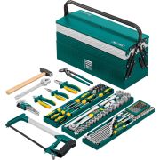 KRAFTOOL GRAND-131, 131 предм., (1/2″+1/4″), универсальный набор инструмента (27978-H131)