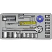 DEXX 20 предм., (3/8″,+ 1/4″), универсальный набор инструмента (27602-H20)