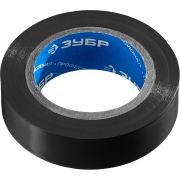 ЗУБР ЭЛЕКТРИК-10, 15 мм х 10 м, 6 000 В, черная, не поддерживает горение, изолента ПВХ, Профессионал (1233-2)