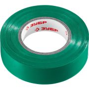 ЗУБР ЭЛЕКТРИК-20, 19 мм х 20 м, 6 000 В, зеленая, не поддерживает горение, изолента ПВХ, Профессионал (1234-4)