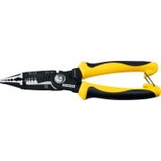 STAYER XM-21, резка d 14мм, зачистка 0.75 – 25 мм2, кримпер 2.5 мм2, плоскогубцы 210 мм, электромонтажные клещи, Professional (23342-21)