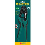 KRAFTOOL CP-3, 0.5 - 6 мм2, для изолированных наконечников и соединительных муфт, пресс-клещи (45461-3)