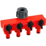 GRINDA GS-4, 3/4″-1″, четырехканальный, с внутренней резьбой, поливочный распределитель (8-426314)