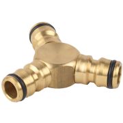 RACO PROFI, (соединитель - соединитель - соединитель), из латуни, штуцерный тройник (4246-55028B)