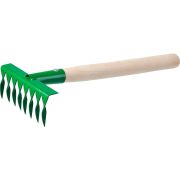 РОСТОК 160 x 62 x 405 мм, 8 витых зубцов, садовые грабельки (39613)